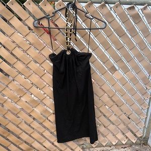 Michael Michael Kors strapless dress black size small